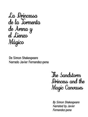 cover image of La Princesa de la Tormenta de Arena y el Lienzo Mágico